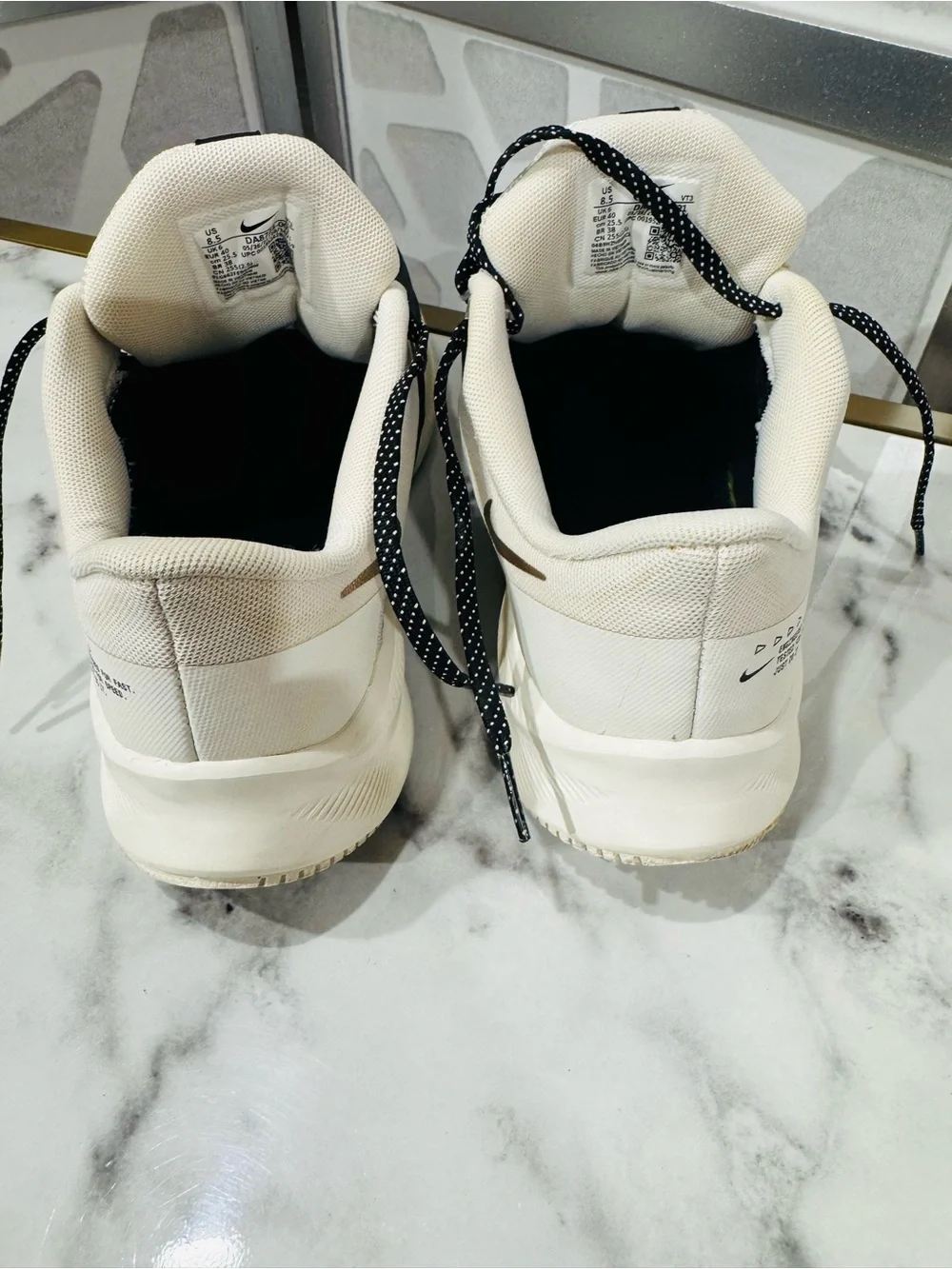Nike Women’s Black, Cream & Gold Running Sneakers